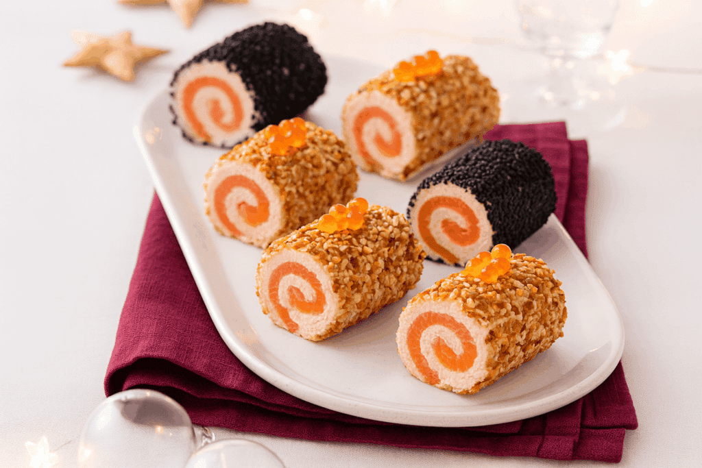 mini buches tarama saumon 